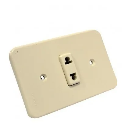 Toma Corriente Universal Bticino 1110an 2p Marfil
