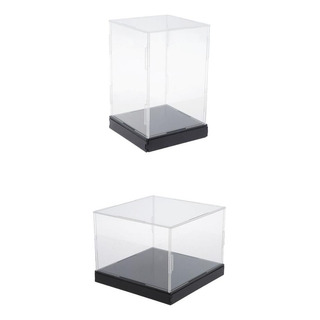 D 2 Peças De Exibição De Acrílico Multiuso Para Miniatura D 2 Peças De Exibição De Acrílico Multiuso Para Miniatura