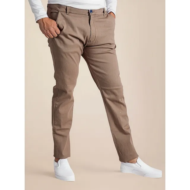 Pantalon De Gabardina Casual Strech Hombre Skinny