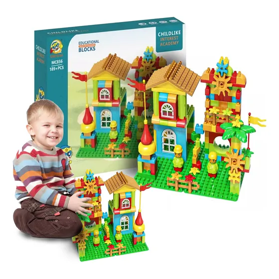 Juguete Academia De Niños Bloques De Construiccion Didactico