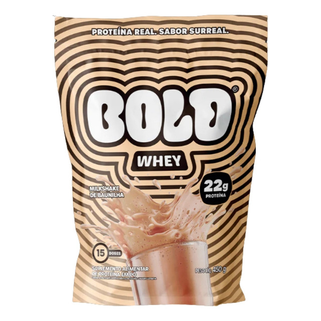 Bold Whey Milkshake De Baunilha 450g Bold Whey Milkshake De Baunilha 450g