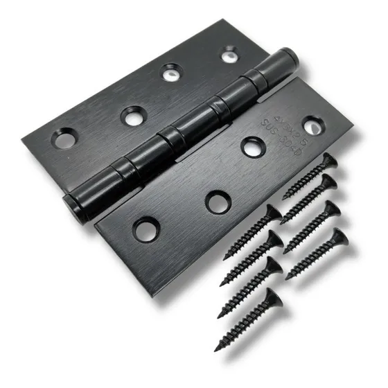 Bisagra Acero 4x3 X 2.5mm Acabado Negro Satinado, 