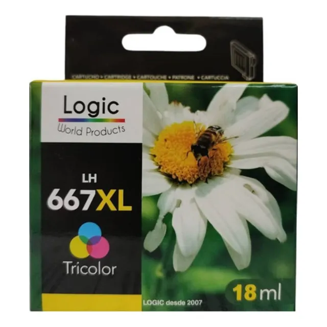Cartucho Alternativo Logic H667xl (color)