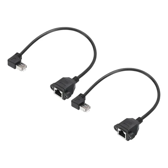 Cable Extension Red 5e Macho Hembra M3 12,6  Largo Curvado 2