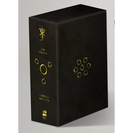Box Trilogia O Senhor dos Anéis, de J.R.R. Tolkien. Editora HarperCollins, capa dura em português, 2019