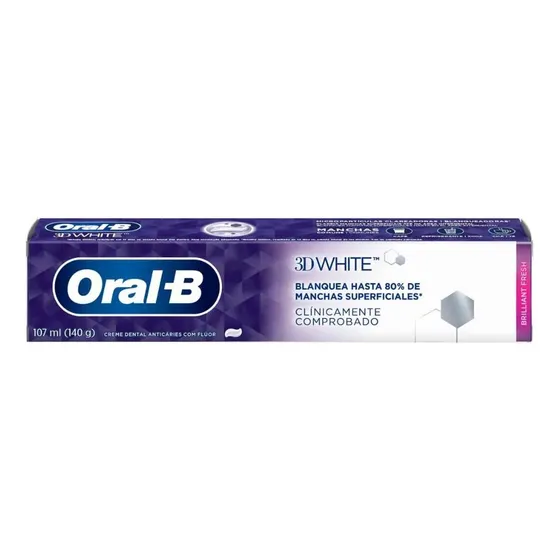 Pasta De Dientes Oral B 3d White Brilliant Fresh 140grs