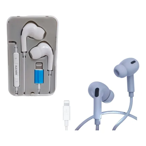 Fone De Ouvido Com Fio Para iPhone 7 8 Plus X 11 12 13 Mic 