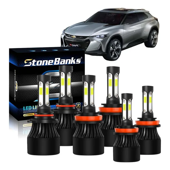 Focos Led Para Chevrolet Alta 9005 Baja H11 Niebla H11