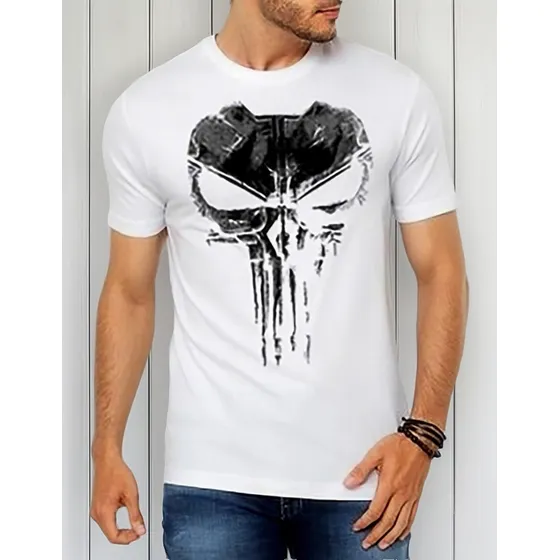 Camiseta Justiceiro Marvel The Punisher Camisa Caveira Geek