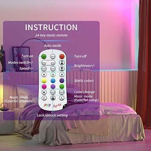 Ehomful Tira Luz Led 100 Pie Ultra Larga Aplicacion