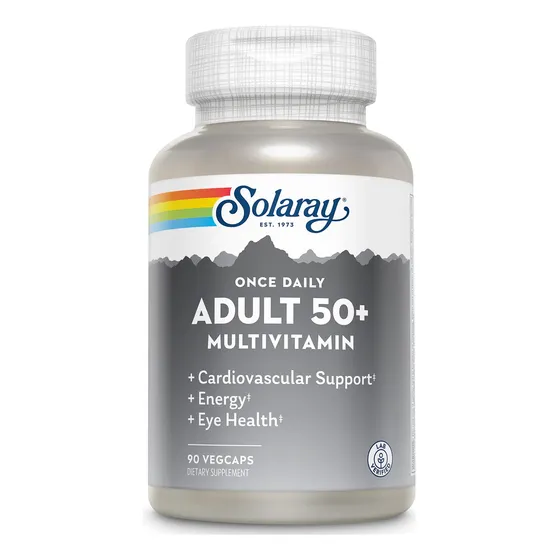 Multivitamínico Solaray, Una Vez Al Día Para Adultos Mayores