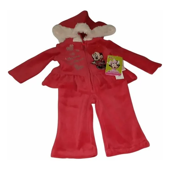 Conjunto Navidad Para Niña Minnie Disney