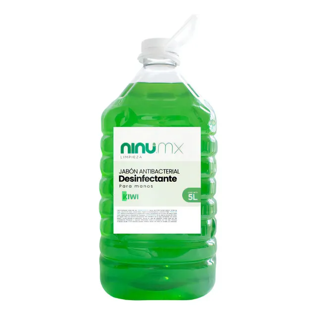 Jabon Liquido Para Manos Antibacterial Desinfectante Ninu 5l Kiwi