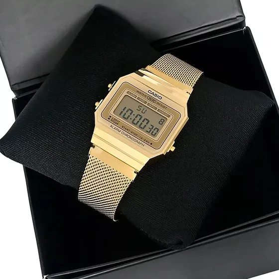 Relógio Casio Feminino Vintage Slim Dourado A700wmg-9adf