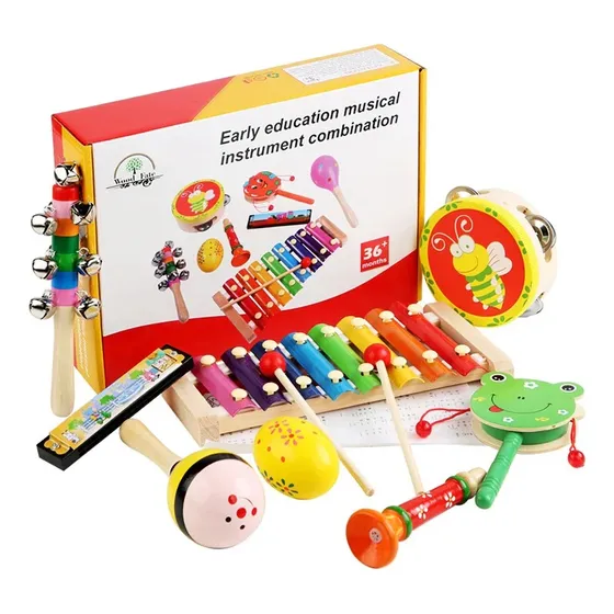Set De Instrumentos Musicales * 8 Pzs Montessori Para Niños