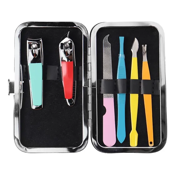 Miniso Kit De Manicure Acero Inoxidable 6 Piezas