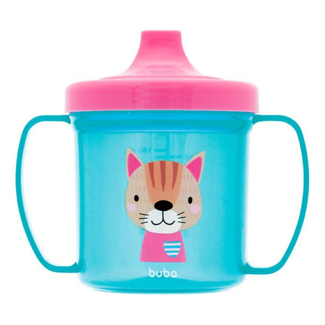 Copo De Treinamento Gatinho - Buba Cor Azul Gatinha Copo De Treinamento Gatinho - Buba Cor Azul Gatinha