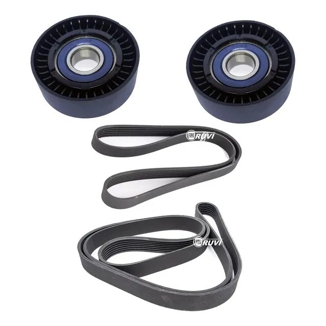 Kit Poly V Tensor + 2 Correa Fiat Palio Siena 1.3 16v 1.4 8v
