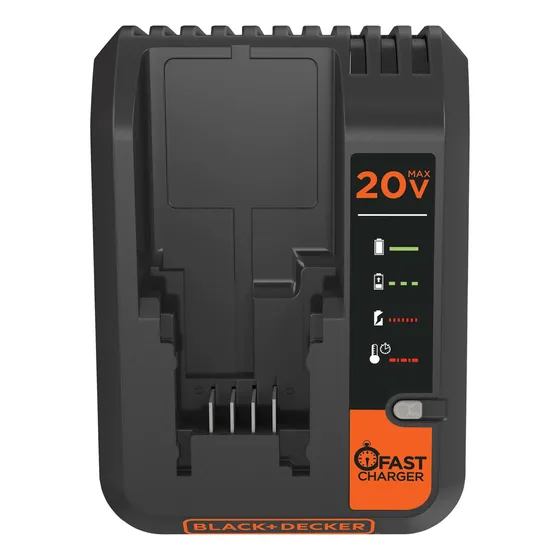 Black+Decker Bdcac202b Cargador rápido de Litio 20V
