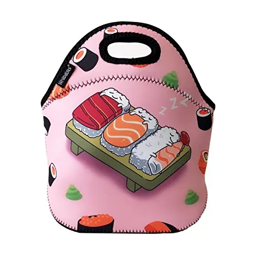 Allydrew Aislado Neoprene Bolsa De Almuerzo Zipper 7hr8m