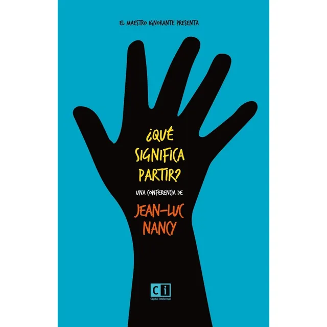 Que Significa Partir? - Jean-luc Nancy