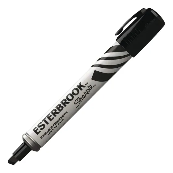 Marcador Permanente Esterbrook 12 Piezas Trazo Gruesos Caja