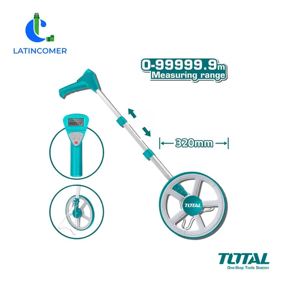 Odómetro De Rueda Con Pantalla Digital - Total 