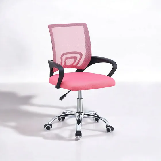 Silla De Escritorio Oficina Base Metalica Tapizado Mesh