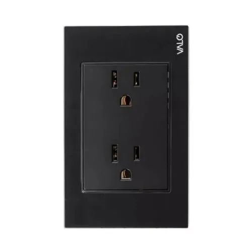 Placa Valo Contacto Duplex Cristal Templado