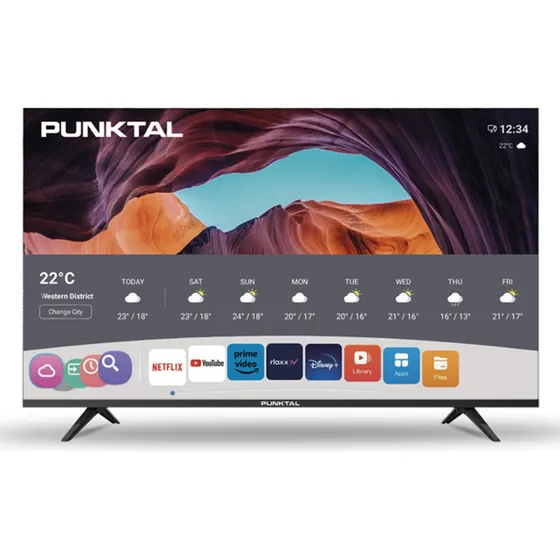 Televisor Led Smart 40  Full Hd Punktal Pk-40 Wos Sin Bordes