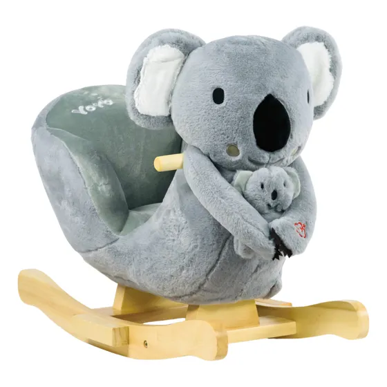 Mecedor Peluche Mega Baby Animales Con Sonido Para Bebes Color Koala