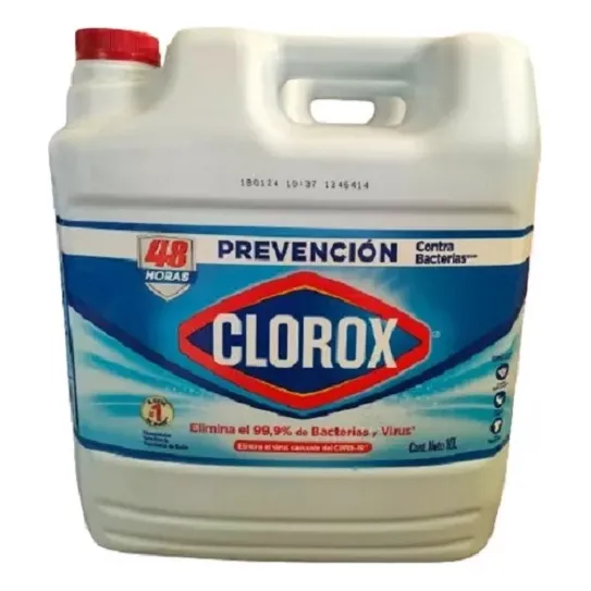 Blanqueador Líquido Clorox Ultraconcentrado 10l