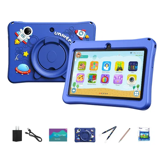 7'' Tablet Para Niños Con Funda Android 13 32gb+4gb Wifi