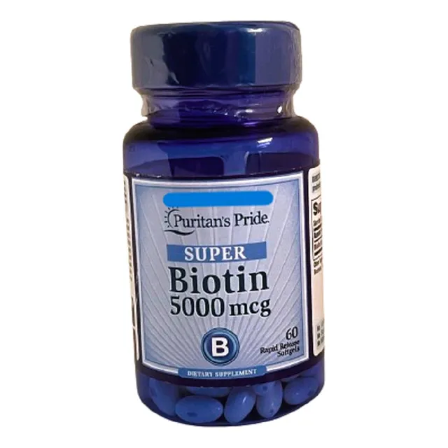 Biotin Super 5000mcg   60softgels  Puritan´s Pride
