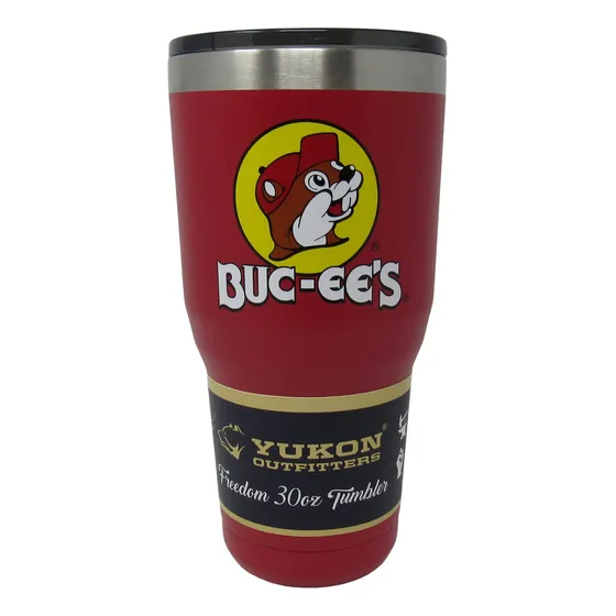 Buc-ee's Vaso Acero Inoxidable Rojo Bucky The Beaver Doble