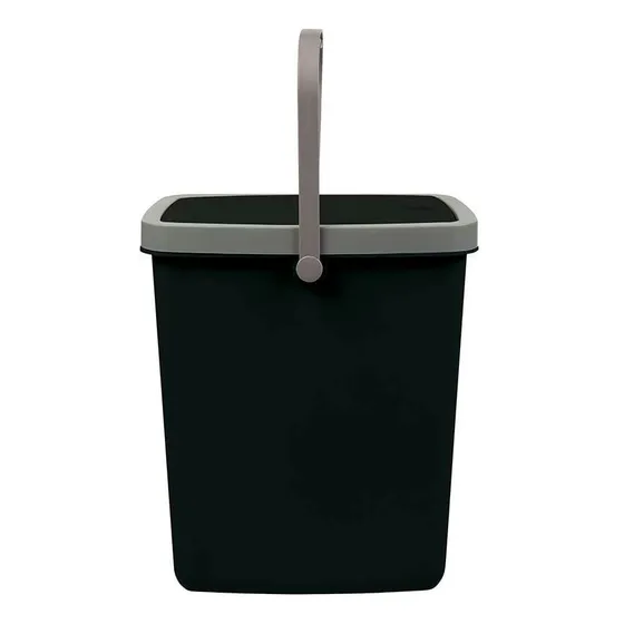 Mor Basurero Push 6l - Negro