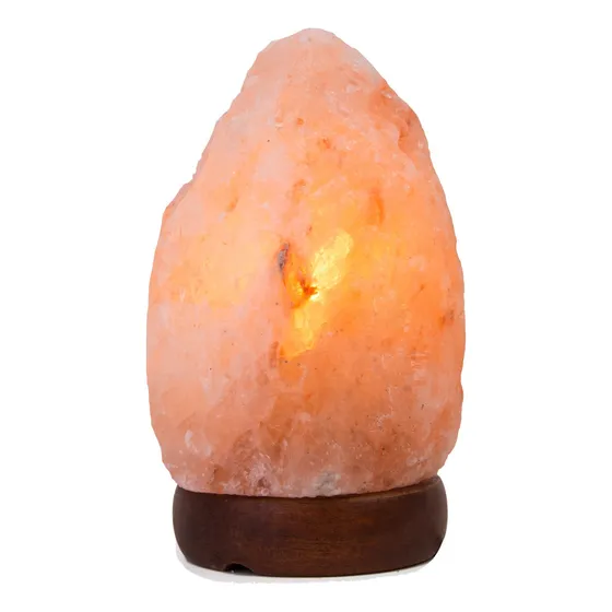 Lampara Piedra De Sal Luz Del Himalaya Hasta 1.5kg Completa 