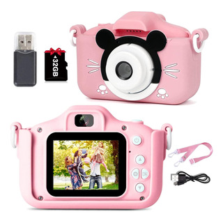 Mini Cámara Para Niños, Cámara De Vídeo Digital Para Niñas D Mini Cámara Para Niños, Cámara De Vídeo Digital Para Niñas D
