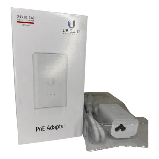 Adaptador Poe-24-7w-g-wh Ubiquiti Para Antenas