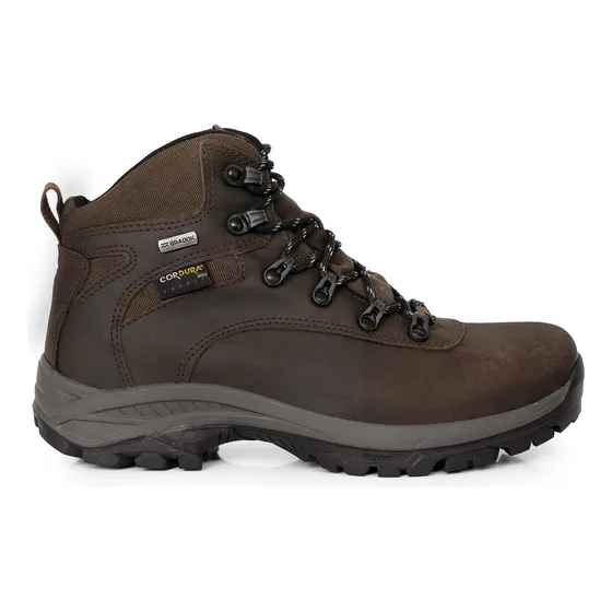 Borcego Hombre Cuero Bota Impermeable Confort Goma Briganti