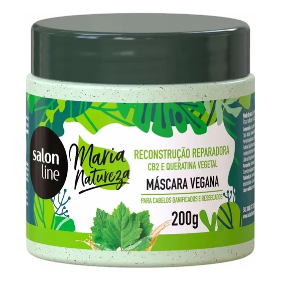 Máscara Reconstrução Maria Natureza 200g - Salon Line