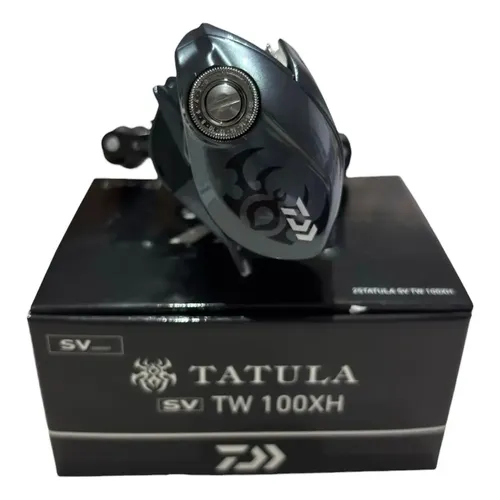 Carretilha Daiwa Tatula Sv Tw 103 Xsl Esquerda 2020 Alumínio Preto