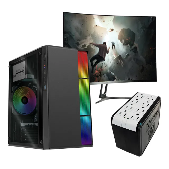 Pc Gamer Monitor 23.8 Ryzen 7 5700g Ram 16gb Ssd 500gb Reg
