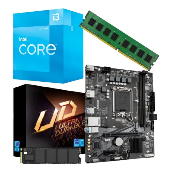 Combo Ecovision Intel I3-12100f + 16gb + 512gb