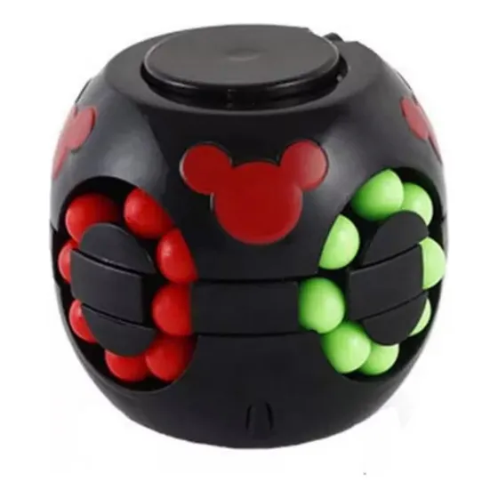 Cubo Spinner Laberinto Balin Didactico Relajante Giratorio