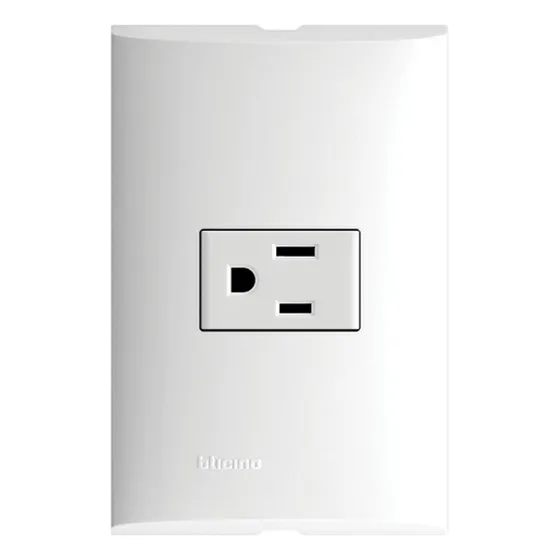 100 Contacto Eléctrico Con Placa Sencillo 15a 127vfza29s1