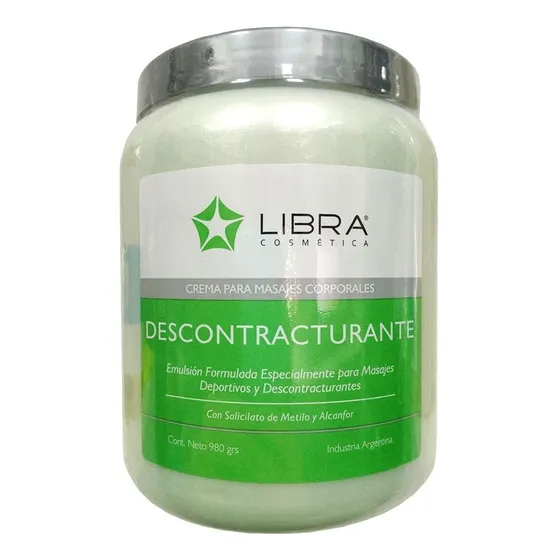 Libra Crema Para Masajes Descontracturantes