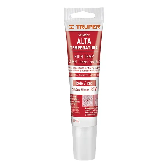 Pomo Silicona Alta Temperatura 85g (-65ºa+300º) Truper