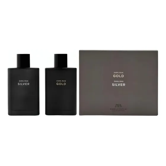 Zara Gold & Silver Duo Set Man Eau De Toilette 2 X 90ml