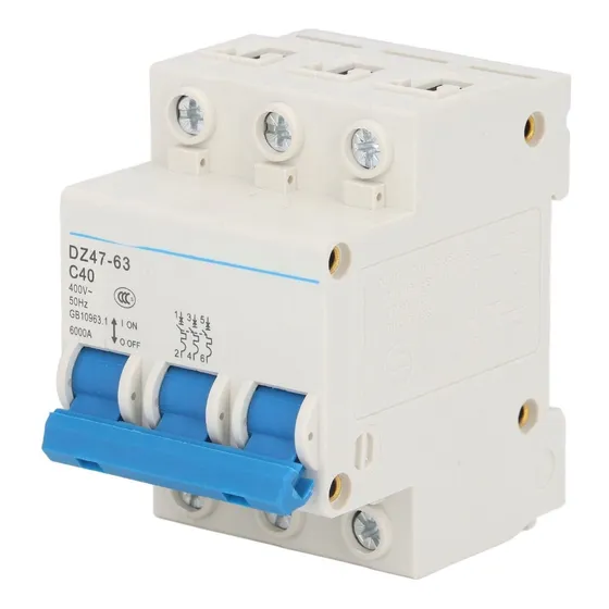 Pastilla Interruptor Termomagnético 50 Amper 3p Vca Riel Din